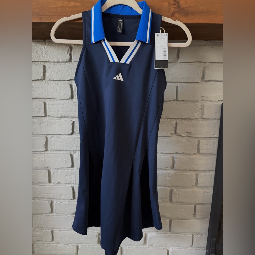 Adidas Wow Dress Pro - Navy Blue Tennis Dress - S
